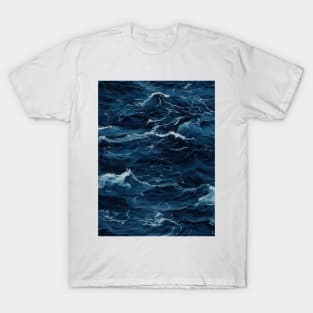 Midnight Serenade: Photorealistic Ocean Whispers T-Shirt
